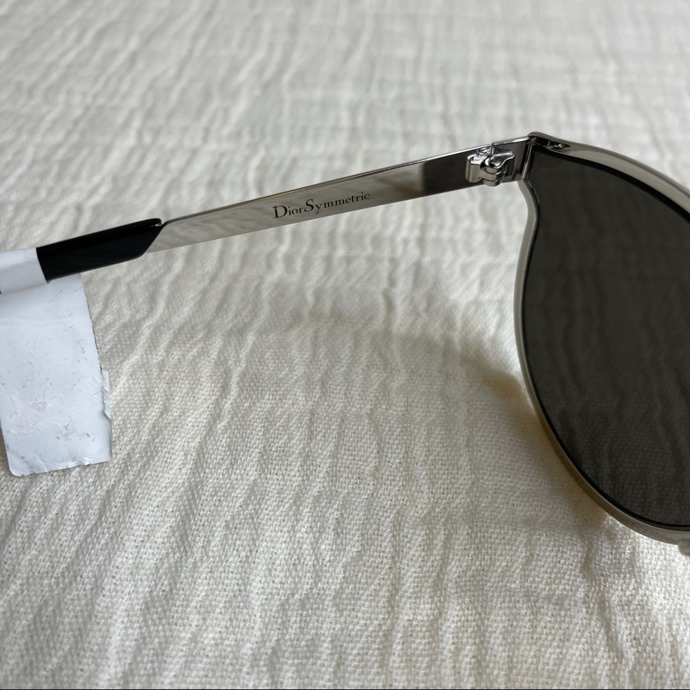 CHRISTIAN DIOR Sunglasses Marble Silver w/case NWT - Picture 14 of 16